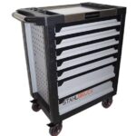 Stahlbruck Werkstattwagen Silber Deluxe, unbefüllt