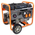 KnappWulf Stromerzeuger Notstromaggregat KW3400 Generator Stromaggregat 4-Takt-Benzinmotor 7PS, 2x230V, 1x12V 3000Watt AVR Ölmangelsicherung Industrie Kunsstofftank 15L Tankinhalt