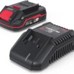 Güde Ladegerät & Akkupack Starter-Kit LGAP 18-3020 P (18 V Li-Ion, 2 Ah Akkupack & 3A Schnellladegerät, 36 Wh Akkuleistung, Anti-Rutsch Gummierung, Kapazitätsanzeige, passend zu allen 18V E³ Artikeln)