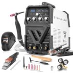STAHLWERK Schweißgerät 2 in 1 Kombi AC/DC WIG 200 ST - Vollausstattung - WIG & MMA schweißen ist bis 200 A möglich, IGBT-Inverter, HF-Zündung, Smartkühlung, ideal für Aluminium & Stahl