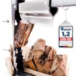 Holzspalter manuell | Anzündholz Spalter mit hochwertiger Edelstahlklinge | Holzscheite bis 450mm | Wandhalterung | Holzspalter für Wandmontage | Spaltaxt für Anmachholz | Drei Eichen