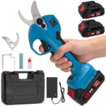 Akku Astschere Elektrische Gartenschere, 30mm Schnittdurchmesser, 21V 1500mAh mit Ladegerät, Bürstenloser Motor Bypass Baumschere Kompatibel mit Makita Akku, Geschenke für Männer Zweige Sträucher