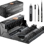 JAKEMY 180 in 1 Elektrischer Schraubendreher,3 Gänge Drehmoment Feinmechaniker Schraubendreher Set ,Modellbau Werkzeug Mini Akku Schraubenzieher Set für Laptop, Handy,Uhr,Brille