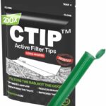 Aktivkohlefilter ø 6-7mm konischer Aluminium Filter + Joint Tube (200 Stück)