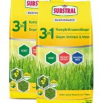 Substral 3 in 1 Komplett Rasendünger mit Unkrautvernichter und Moosvernichter, 28 kg für 800 m²