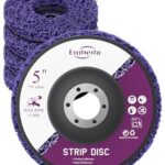 5 Stück CSD Scheibe 125mm für Winkelschleifer, Schleifscheiben zur Grobreinigung, Flexscheiben Reinigungsscheibe zum Entfernen von Rost, Farbe, Lack auf Metall