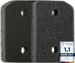 1E Sockelfilter für Miele T1 Trockner (9164761), 2er Set