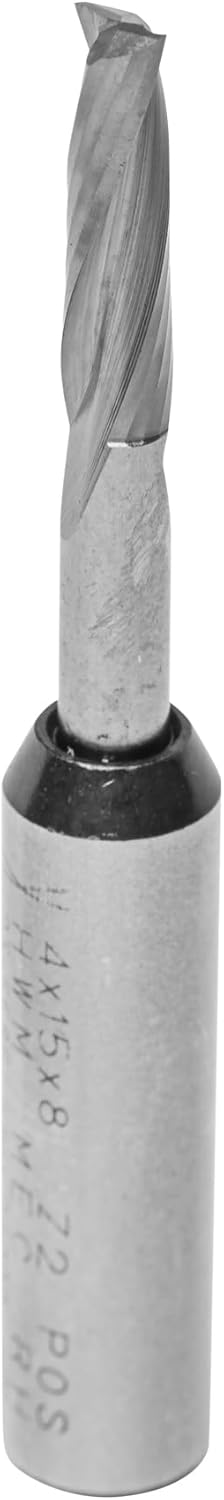 ENT 10022 Spiralnutfräser Premium VHW, Schaft (S) 8 mm, Durchmesser (D) 4 mm, NL 15 mm, GL 60 mm – Bild 3