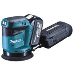 Makita Akku-Exzenterschleifer, (18 V im Makpac mit 2 Akkus 4,0 Ah + Ladegerät), DBO180RMJ