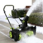 LYNNEYING 3500W Elektrische Schneefräse Pro, Akku-Schneefräse, Mit 50Cm Bahn Und 25Cm Tiefe, Entwickelt Für Effiziente Schneeräumung Auf Einfahrten, Parkplätzen Und Großflächen