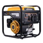 maXpeedingrods 3500W Inverter Stromgenerator Benzin mit zwei 230V Steckdosen Offener Inverter Generator als Notstromaggregat hausversorgung für Garage Werkstatt Baustelle