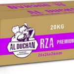 Shisha Kohle Naturkohle – Premium Kokoskohle für Wasserpfeife – 1KG, 4KG, 10KG, 20KG – Hohe Hitze, Lange Brenndauer (RZA 26x26x26mm 20KG)