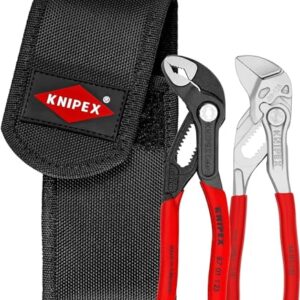KNIPEX Mini-Zangenset in Werkzeuggürteltasche 1 x 87 01 125, 1 x 86 03 125 160 mm, 00 20 72 V04