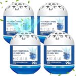 4 Stück Multifunctional Air Magic Box, Staubsammler, Indoor Luftreinigung Staub Entfernung Magic Box, Automatische Staubabsaugung, Geeignet für Haustierbereiche, Wohnungen und Büros