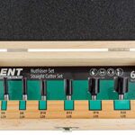 ENT 09006 6-tlg. Nutfräser Set Hartmetall - Ø 6-8-10-12-16-20 - Schaft Ø 8 mm