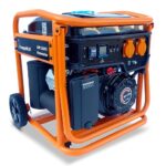 KnappWulf Inverter Generator KW3600 Stromerzeuger Stromgenerator 2x230V 3200W inkl. Handgriffe und Transporträder Notstromaggregat reine Sinuswelle Ölmangelsicherung 4-Takt Benzinmotor 7 PS 12L Tank