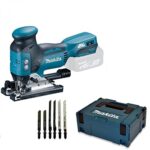 Makita DJV181ZJ Stichsäge 18 V BL Motor, Schwarz/Blau