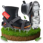 Premium Nagelschuhe Spikes Schuhe Rasenlüfterschuhe & Vertikutierer Rasenbelüfter & Aerifizierer für Epoxidharz Bodenbeschichtung Estrich & Ausgleichsmasse Garten & Bau