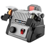 GRAPHITE 3-in-1-Akku-Mini-Schleifmaschine - Schleifmaschine, Polierer, Schleifer mit biegsamer Welle, Drehzahl 3000-9000 min-1, Scheiben-/Bürstendurchmesser 50mm, Spindelarretierung, Staubbehälter