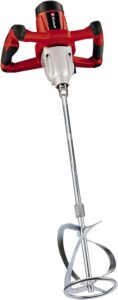 Einhell Farb-Mörtelrührer TP-MX 1700-2 CE (1700 W, M14 Rühreraufnahme, Drehzahlelektronik, 2-Gang-Getriebe, Softstart, inkl. Ø 120 mm Rührer & Maulschlüssel)