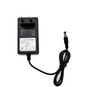 JZK DC 21 Volt 1.5A Steckernetzteil Wandstecker, 21 V 31.5 W AC to DC Adapter, 1500 mA Netzteil Ladeadapter Ersatz für WORKZONE AKKU Bohrer für Akku Rasentrimmer mit Kontrollleuchte