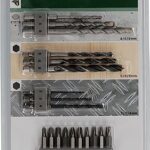 Bosch Accessories 19tlg. Uneo Mixed-Set (für Holz, Metall und Stein, Zubehör Bohrhammer)