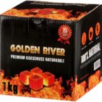 Kohle Golden River premium kokosnuss naturkohle XL