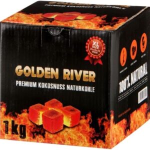Kohle Golden River premium kokosnuss naturkohle XL