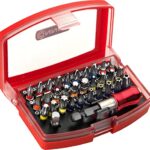 Connex Bit-Set 32-teilig - Aus Silizium-Molybdän-Stahl - Gängige Standard-Bits - In praktischer Kunststoffbox / Bit-Satz für Schaubarbeiten / Bit-Sortiment / Schrauber-Bits / COXB973932