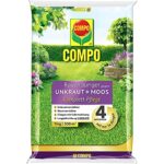 COMPO Rasendünger gegen Unkraut + Moos Komplett-Pflege Rasendünger mit Unkrautvernichter, Moosvernichter, 3 Monate Langzeitwirkung 9 kg, für 300m²