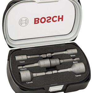 Bosch Professional 6tlg. Steckschlüssel-Set für Sechskantschrauben, 2608551079
