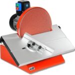 Hegner Scheibenschleifmaschine HSM 300 (für Holz, Kunststoff, Metall; Scheiben-ø 300 mm; Schleiftisch 45° schwenkbar) 6400000, Orange