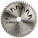 Bosch 1x Kreissägeblatt Precison (Sägeblatt für Holz, Ø 235 x 2.5/1.5 x 30/25 mm, 48 Zähne, ATB, mit 1x Reduzierring 25 mm, Zubehör Kreissäge)