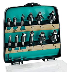ENT 09012 12-tlg. Fräser-Set Hartmetall (Schaft 8 mm)