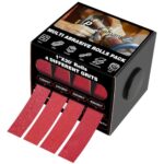 4 Rollen Schleifpapier Rolle, 25mm x 6 m Schleifleinen Rolle, 120/240/320/400 körnung Schmirgelleinen Rolle, Schmirgelpapier für Holz, Metall, Möbel, Farbe, Trockenbau