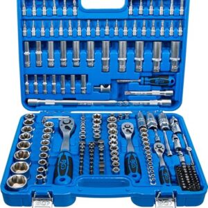 BGS 2292 | Steckschlüssel-Satz Wellenprofil | 192-tlg. | Antrieb 6,3 mm (1/4") / 10 mm (3/8") / 12,5 mm (1/2") | inkl. Koffer