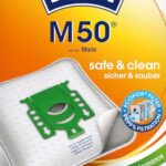 Swirl M 50 EcoPor Staubsaugerbeutel (10 Beutel), reißfeste Staubbeutel für einige Miele Staubsauger, Vorteilspack, im umweltfreundlichen Umkarton, 99,9% Filterung von Hausstaub & allergenem Feinstaub