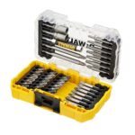 DEWALT 40-tlg. Bit-Set (21x 25 mm, 14x 50 mm, 2x 89 mm Bit, 2x Steckschlüssel, Bithalter, im robusten ToughCase, kompatibel mit T-STAK Caddy), DT70702-QZ