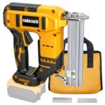 rndecuck 18 Gauge Akku-Nagelpistole, kompatibel mit Dewalt 20 V Max Akku (keine Batterie), 2-in-1 bürstenloser Brad Nagler mit 1000 Nägeln und 1000 Heftklammern, elektrische Heftpistole für Zuhause