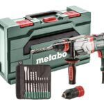Metabo Multihammer UHEV 2860-2 Quick Set – 600713510 – Multihammer zum Hammerbohren, Bohren in zwei Gängen und Meißeln – 4 m Kabellänge