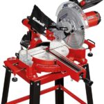 Einhell Zug-Kapp-Gehrungssäge TC-SM 2531/2 U (1900 W, max. 70 mm x 310 mm Schnitttiefe/-breite, Ø 254 mm Sägeblatt, Untergestell, neigbarer Sägekopf, Zugfunktion, Laser)