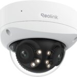 Reolink 16MP UHD 180° Panorama Dual-Objektiv Überwachungskamera, Bewegungsverfolgung, Farbnachtsicht, Spotlight, Smart-Erkennung & Alarme, Zwei-Wege-Audio, IK10 Vandalismussicher, IP67, Duo 3V PoE