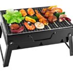 SunJas BBQ Holzkohlegrill Reisegrill Minigrill Tischgrill Picknick Campinggrill