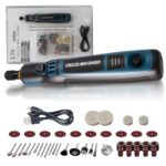Pixelure Akku Multifunktionswerkzeug Rotationswerkzeuge Multifunktionswerkzeuge Polierwerkzeug, Gravierstift Kabellos Gravur Werkzeug Kit für Polieren/Bohren/Fräsen/Gravieren/Schleifen/Reinigen