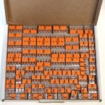 Wago 221 Kabelverbinder Set 75 Stück (25x221-412, 25x221-413, 25x221 415) mit wiederverschließbarer Box