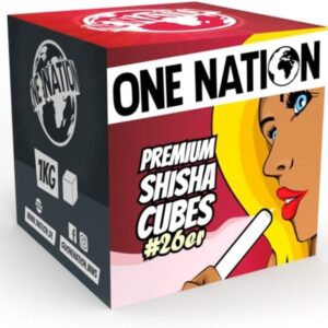 ONE NATION | 10 KG | Shisha Kohle Naturkohle aus 100% Kokosnuss - 1,5-2 Std. Brenndauer | starke Hitze | kein Eigengeschmack