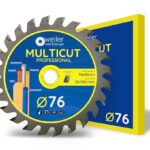 WELLERWERKZEUGE I Profi MULTICUT Sägeblatt Kreissägeblatt 78x10mm für Holz Kunststoff Aluminium passend für akku Kreissäge Winkelschleifer