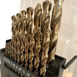 STROTON M42 8% Cobalt Bohrer Set Metall für Edelstahl und Hard Metall (1mm-10mm/19tlg), Prämie Hss Metallbohrer Bohrerset.