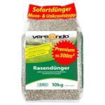 versando 10kg Rasendünger Frühjahr Sommer bis 500m²: verdrängt Moos und Unkraut für gesunden sattgrünen Rasen Frühjahrsdünger mit Sofortwirkung - Premium Qualität