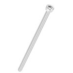 20 Stück Zylinderschrauben mit Innensechskant - [M3-0,5 x 60mm] 304 Edelstahl Vollgewinde Allen Innensechskant Antrieb für Elektromotor 3D-Druck Lüfter Motorenaustausch, Silber